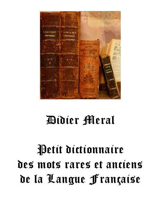 petit dictionnaire des mots rares er anciens de la langue francaise